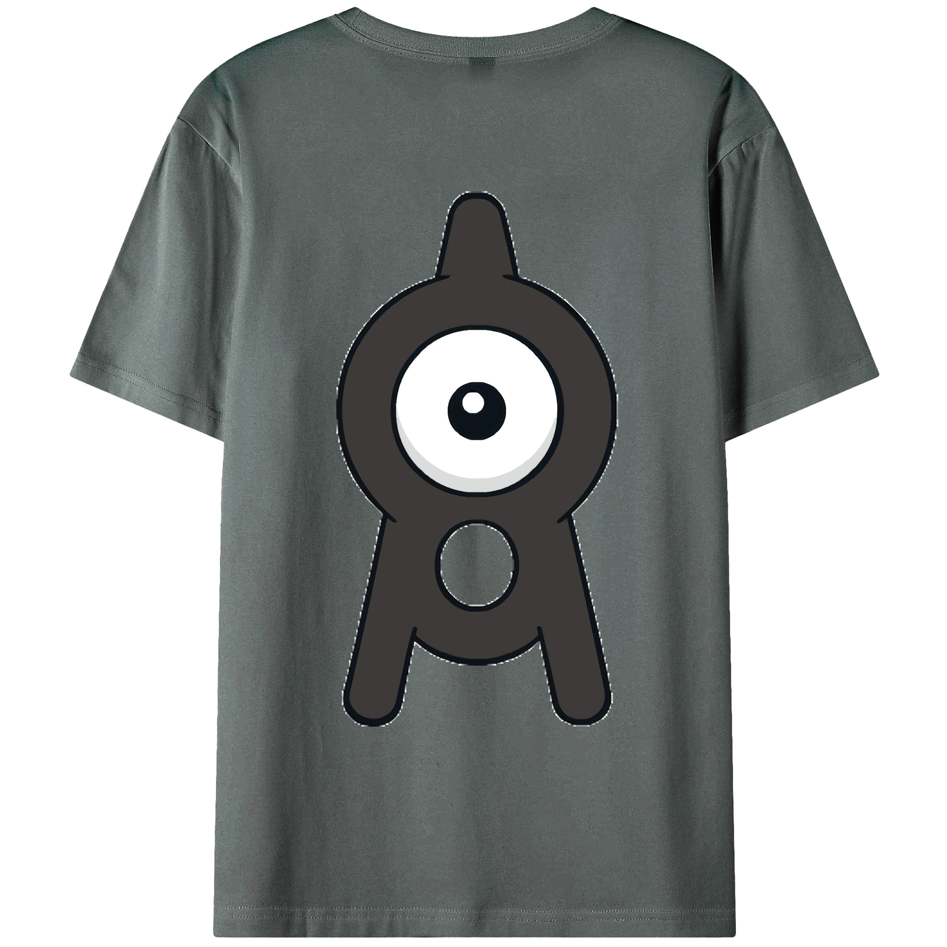 （画像用） ポケットモンスター Pokémon 綿100％ メンズ半袖Tシャツ（バックプリント） 通気性